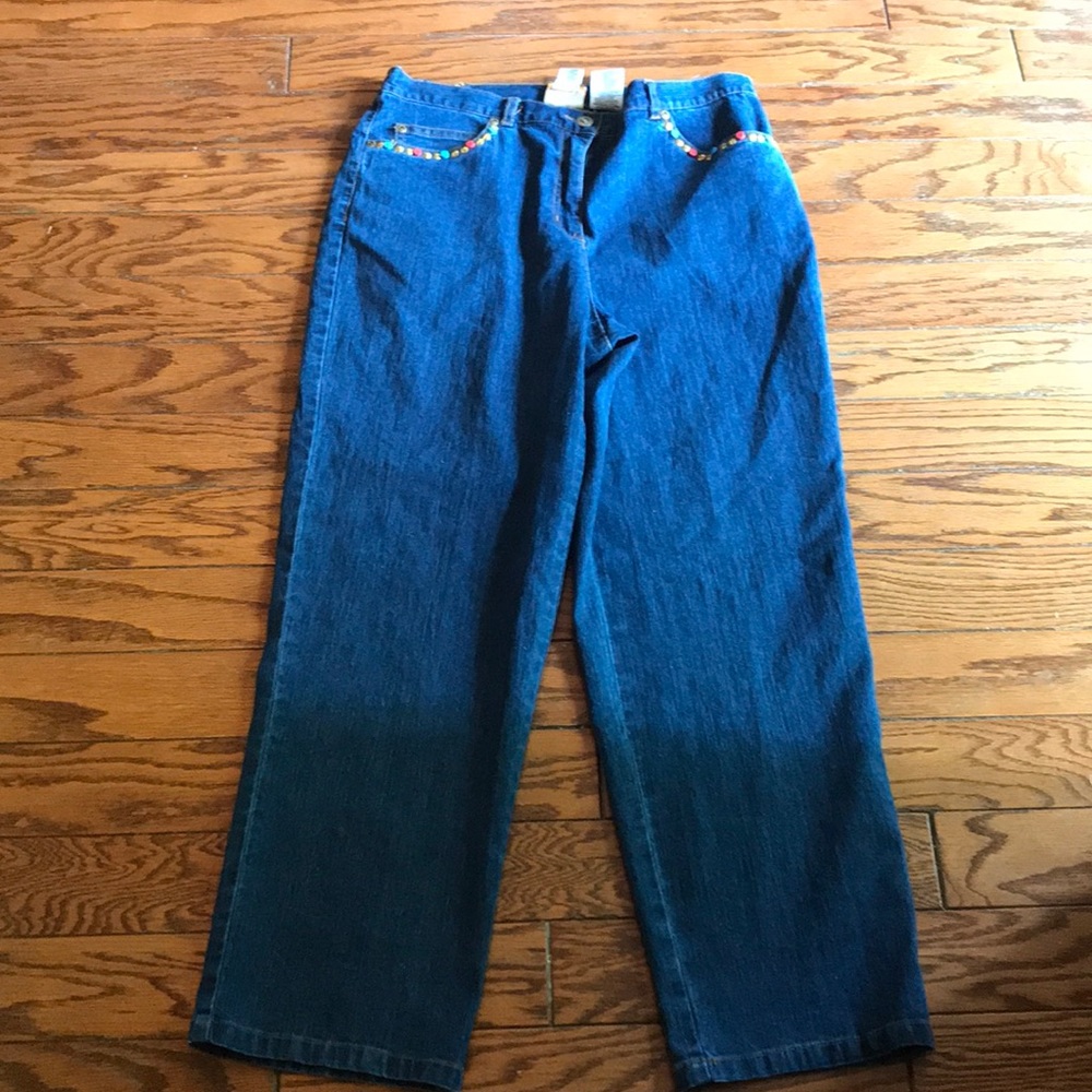 NWT 10 P Ruby Rd Denim Jeans / Bling 🌟